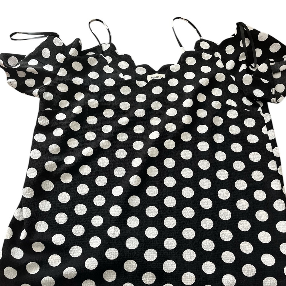 Monteau Polka Dot Blouse small